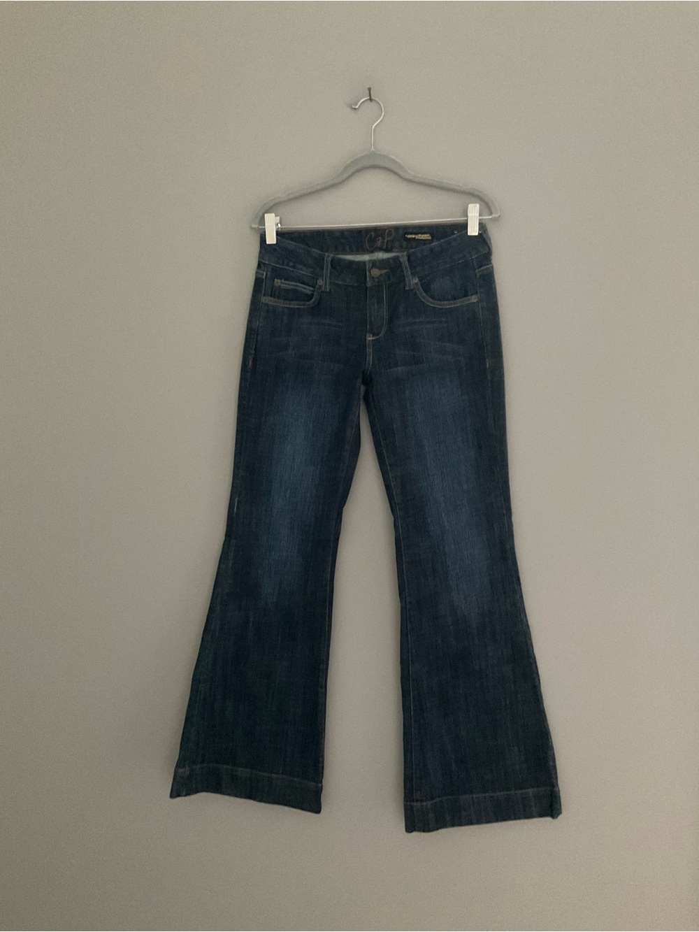 C7P, Blue, Denim, Flare Jeans